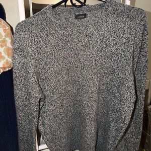 J. Crew Men's Marled Gray Crewneck Sweater